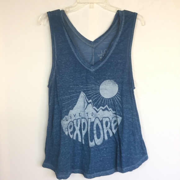 L.O.L. Vintage Tops - L.O.L Vintage Sleeveless V-Neck Tank Top XL